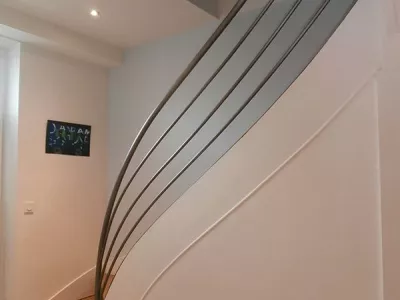 Escalier légérété et transparence